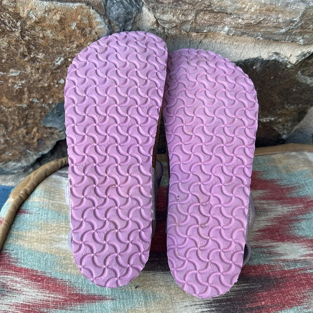Birkenstock Purple Sandals Comfortable Flip Flops